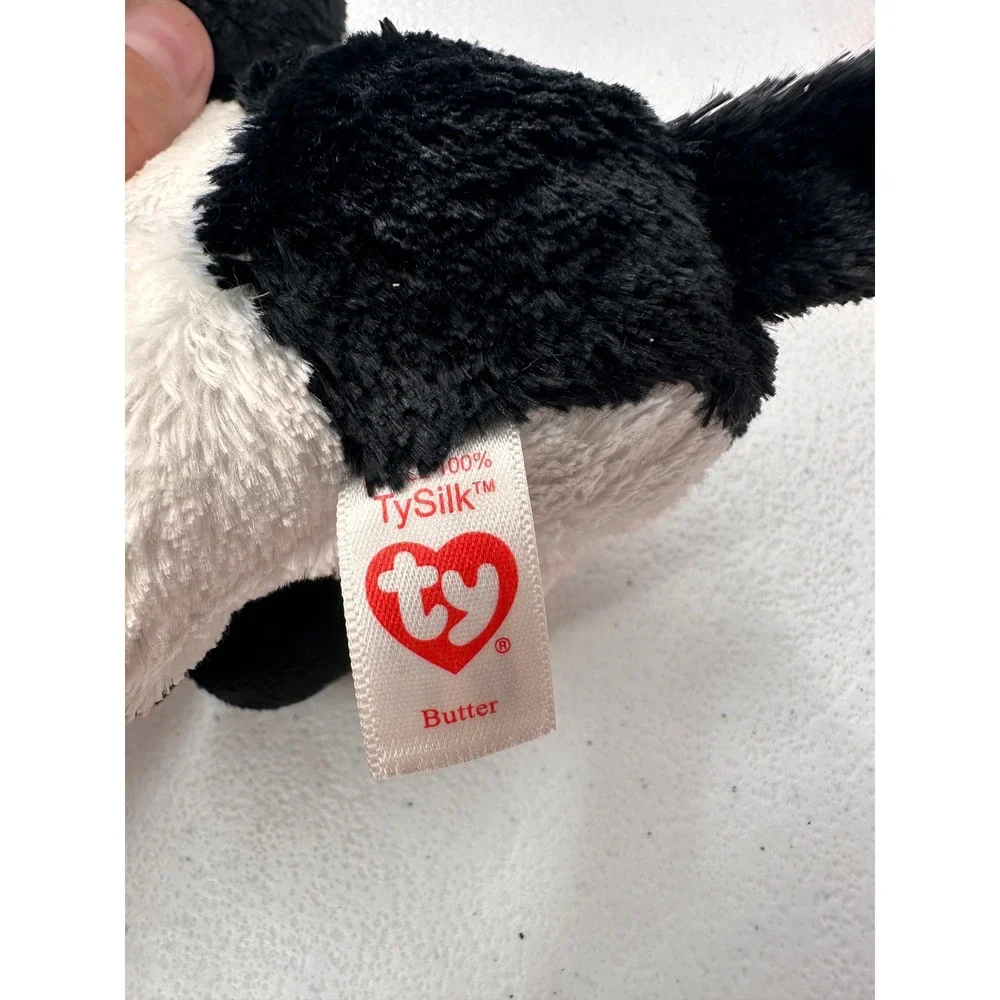 Ty Beanie Boos Butter Cow Tender Elephant Plush Stuffed Animal Toy Lot 6in Pink